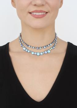 Light Blue - Water Cascade Glam - Konplott necklace